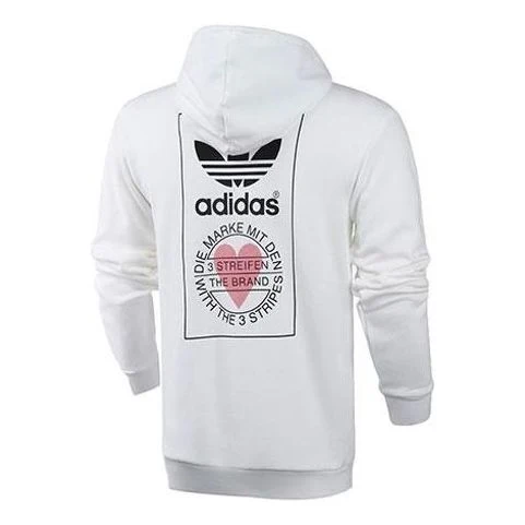 adidas originals Valentine's Day Series Back Printing Logo White GK7163