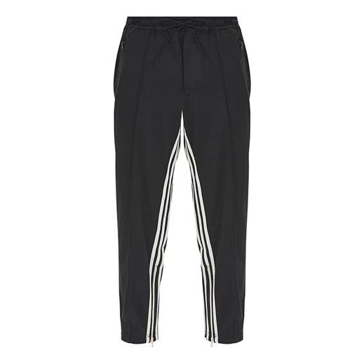 adidas Y-3 3-Stripes Cropped Track Pants 'Black' FJ0392