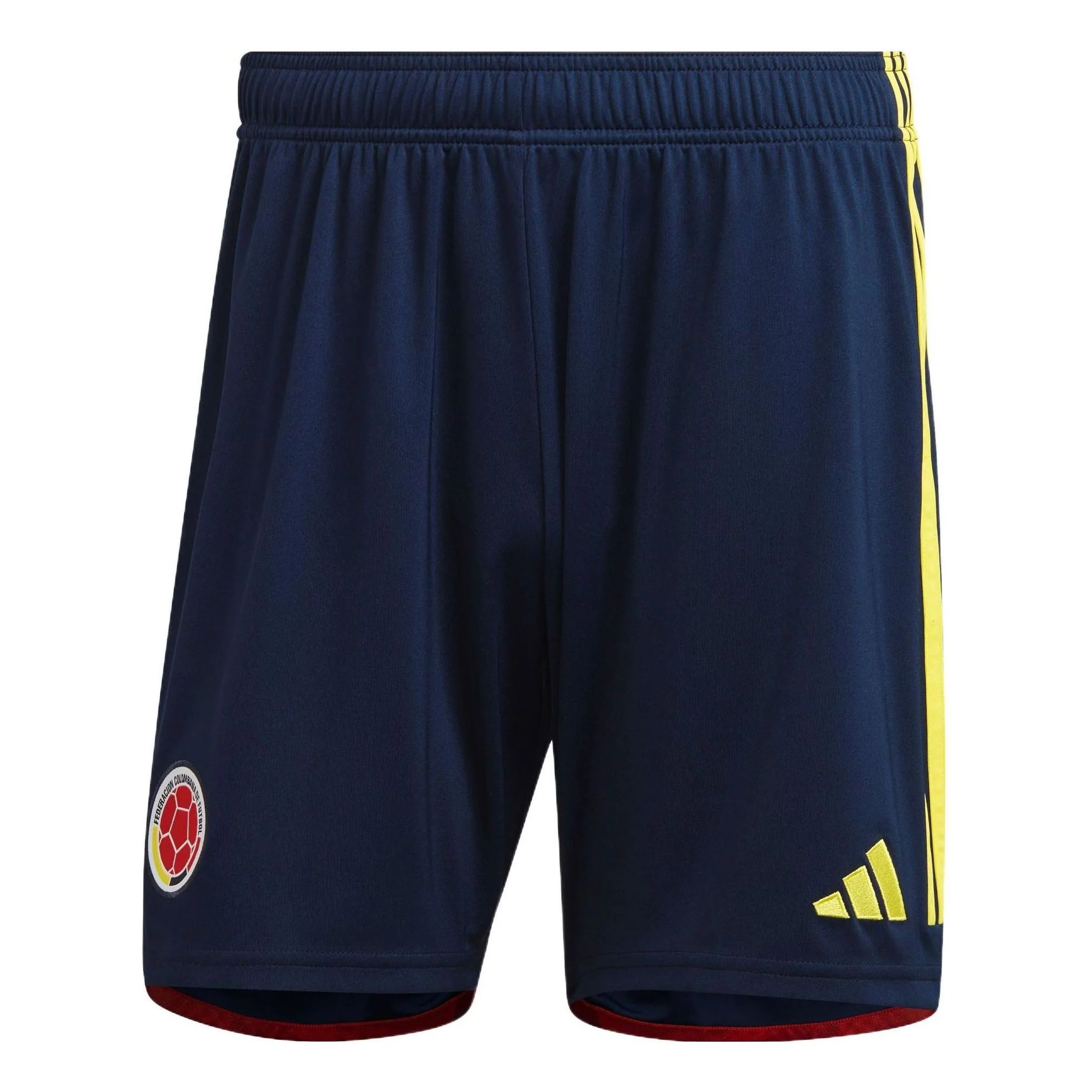 adidas Colombia National Team Home Shorts 22 Asia Sizing 'Navy Yellow' HB9165