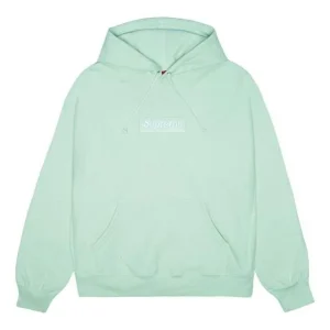 Supreme FW23 Box Logo Hooded Sweatshirt 'Light Green' 166930