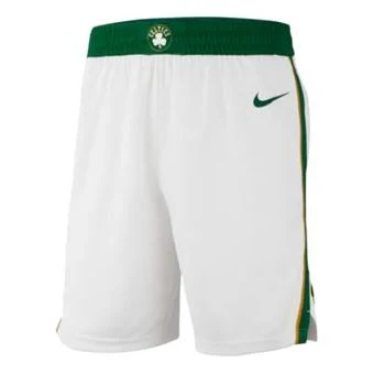 Nike NBA City Edition Swingman Boston Celtics Shorts White Green 912078-100