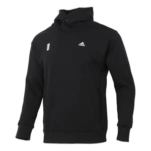 adidas Wj Swt Hood Printing Sports Pullover Black GP0912