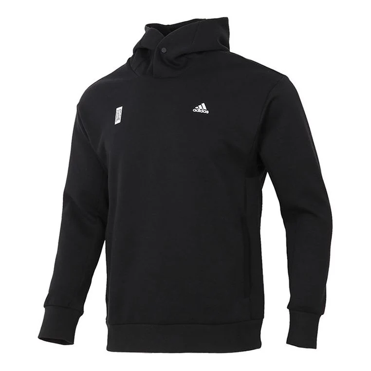 adidas Wj Swt Hood Printing Sports Pullover Black GP0912