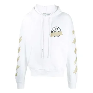 Off-White Arrows Sketch Mens Logo Loose Sweater Tape OMBB037R20E300020148