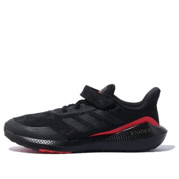 (PS) adidas EQ21 Run Velcro J 'Black Vivid Red' GZ5399