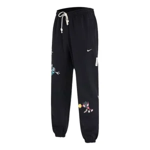Men's Nike Basketball Athleisure Casual Sports Long Pants/Trousers Autumn Black DO9157-010