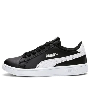 (PS) PUMA Smash V2 L Casual Board Shoes Black/White 365324-03
