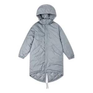 Converse Down Long Trench Coat Asia Sizing 'Grey' 10019985A02