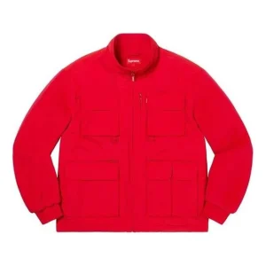 Supreme FW19 Week 10 Upland Fleece Jacket 'Red' SUP-FW19-943