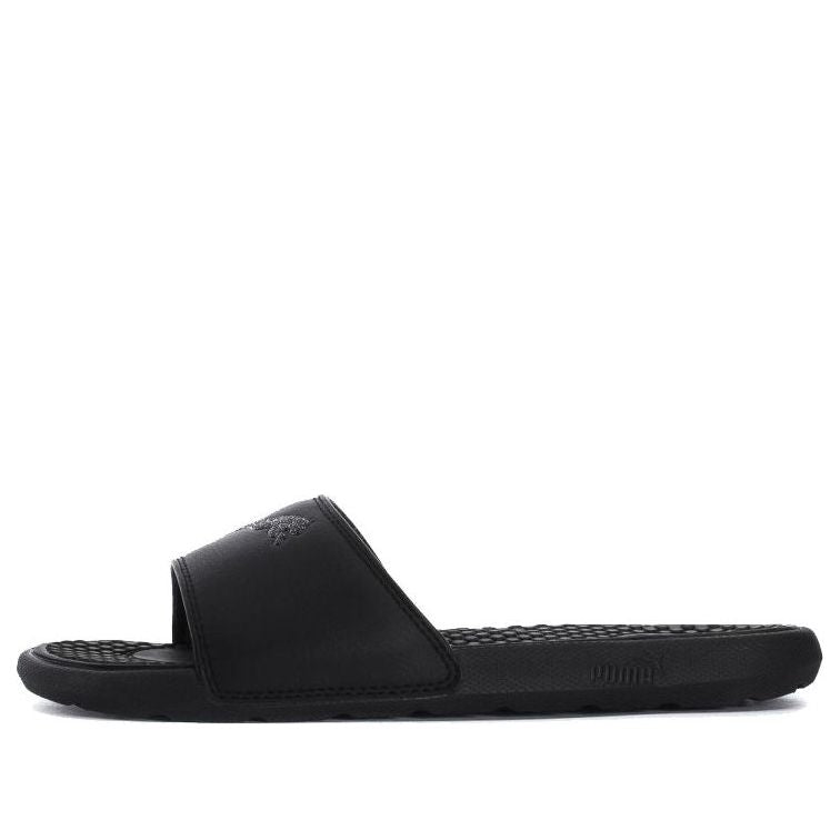 (WMNS) PUMA Cool Cat Sport Glitter Slipper Black/Silver 371017-02