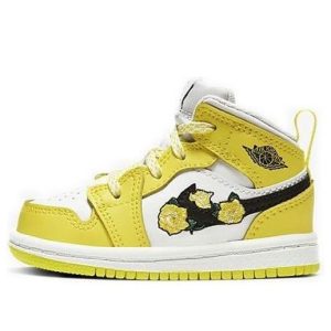 (TD) Air Jordan 1 Mid SE 'Rose Patch - Dynamic Yellow' AV5172-700