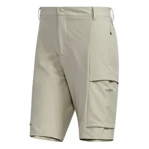 adidas Xplr Cargo Shor Outdoor Pocket Casual Sports Shorts Leather Gray FN0787