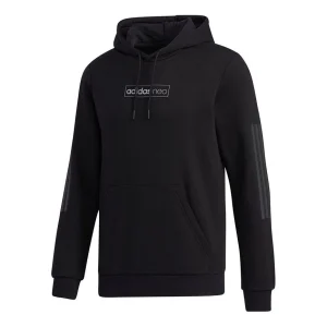 Men's adidas neo Fav Dec Hd Casual Sports Pullover Black GK8771