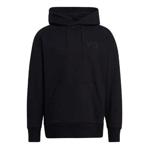 Men's Y-3 Solid Color Cozy Logo Black GV4198