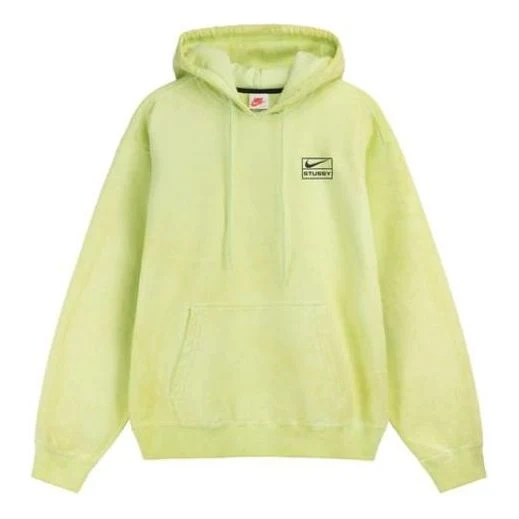 Nike x Stussy Logo Hoodie 'Green' DM1021-702