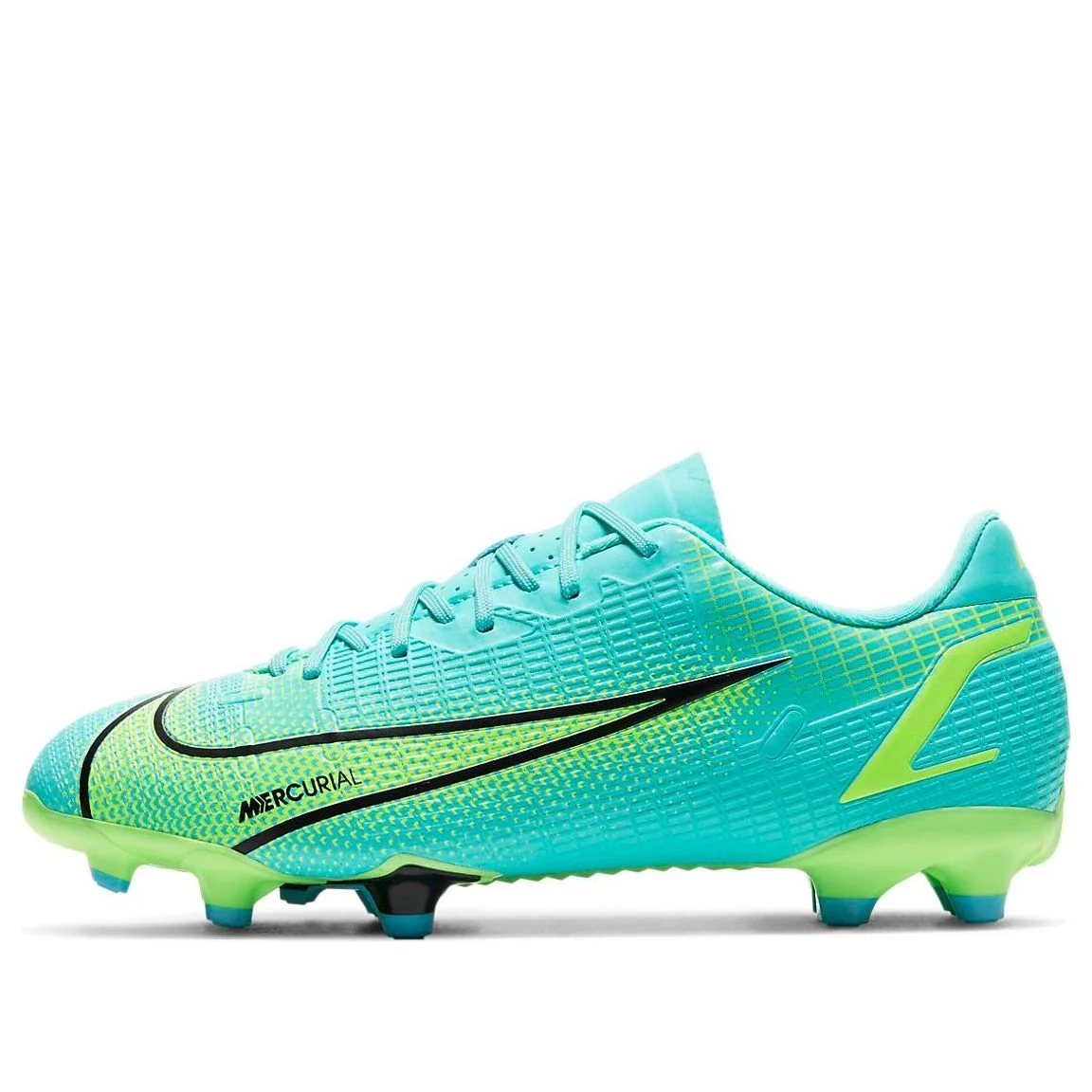 (GS) Nike Mercurial Vapor 14 Academy FG MG 'Dynamic Turquoise Lime Glow' CV0811-403