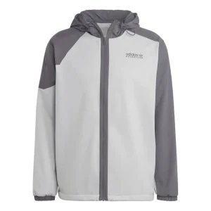 adidas originals Adventure Winter Fabric Mix Hoodie 'Grey' HK5020