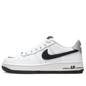 (GS) Nike Air Force 1 LV8 'White Black Mini Swoosh' CT5531-100