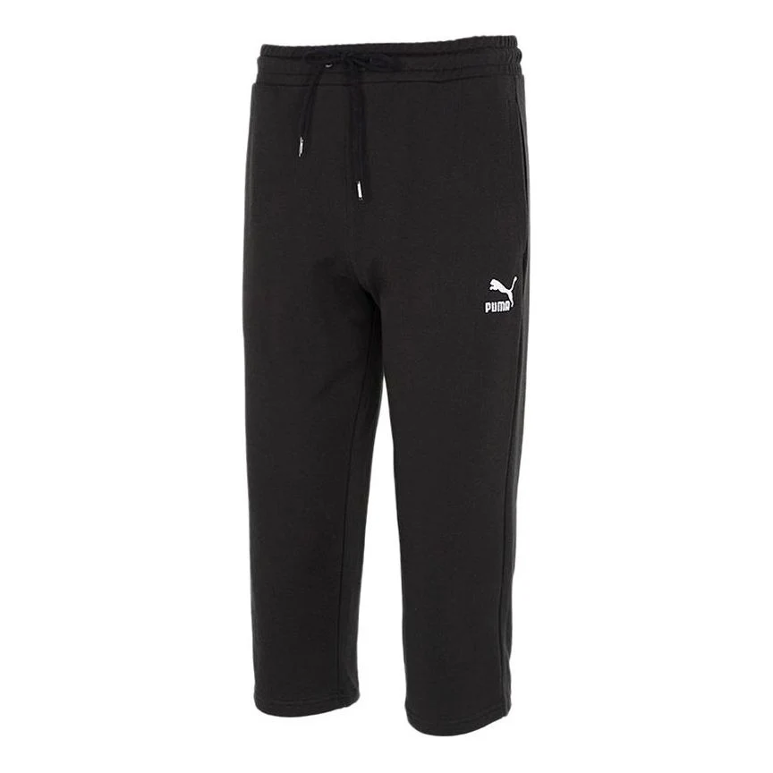 PUMA Active Woven 3/4 Pants 'Black White' 531466-01
