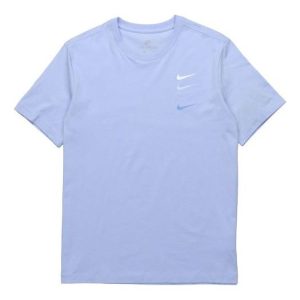Nike Logo Sports Short Sleeve Blue DC2716-431