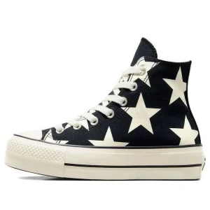 (WMNS) Converse Chuck Taylor All Star Lift Platform Large Stars High 'Black White' A09903C