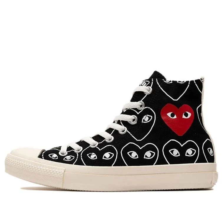 Converse x CDG Chuck Taylor All StarMulti-Heart 'Black White' 168982C