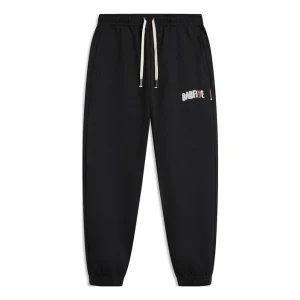 Li-Ning BadFive Logo Knit Sweatpants 'Black' AKLT841-1