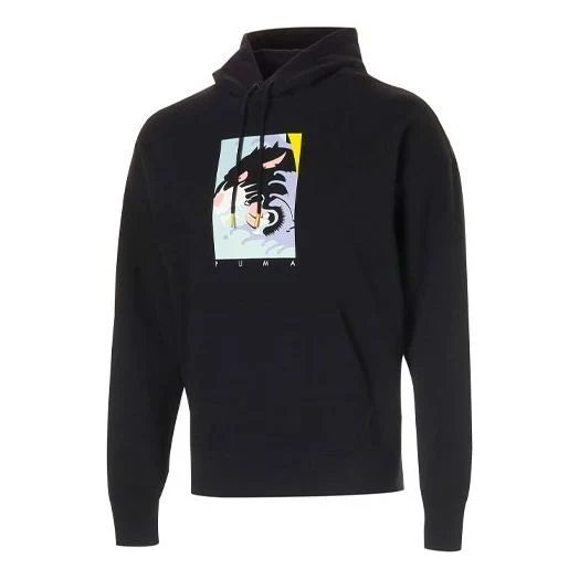 PUMA Fierce Cat Graphic Hoodie 'Black' 579093-01