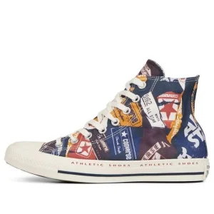 Converse Chuck Taylor All Star Bold Branding High 'Navy Multicolor' 166498C