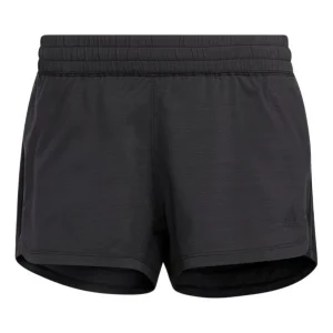 (WMNS) adidas Pacer Training 3-Stripes Heather Woven Shorts Asia Sizing 'Black' GT1186