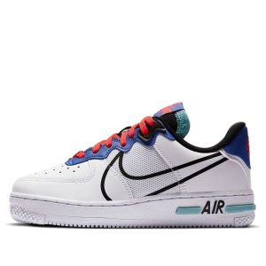 (GS) Nike Air Force 1 React 'Astronomy Blue Laser Crimson' CD6960-101
