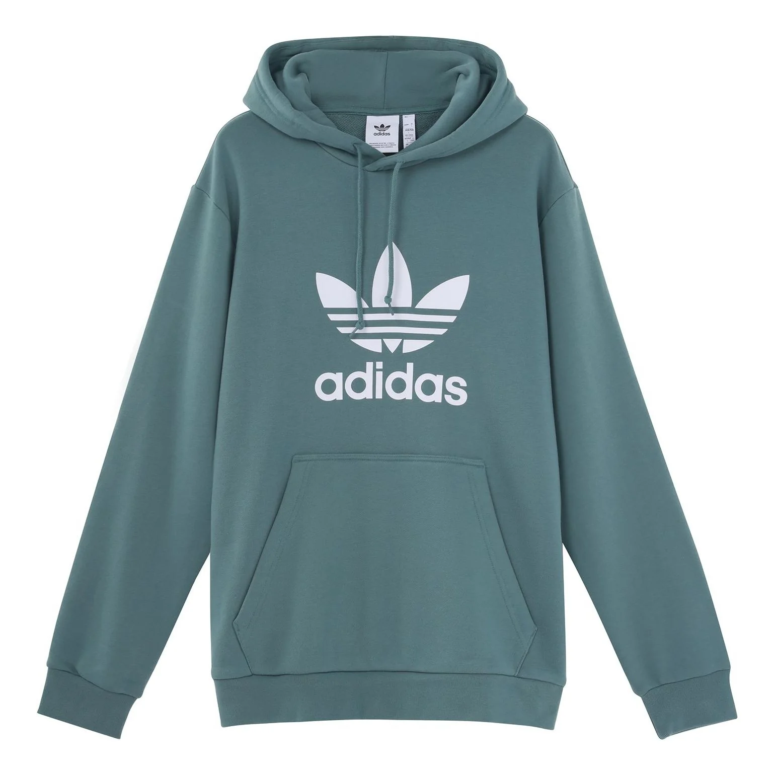 adidas originals Casual Sports Hooded Long Sleeve Sweater For Men Green GN3461