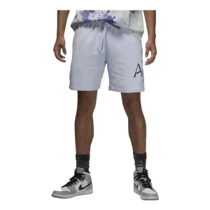 Men's Air Jordan Solid Color Logo Knit Shorts Light Purple DM1871-085