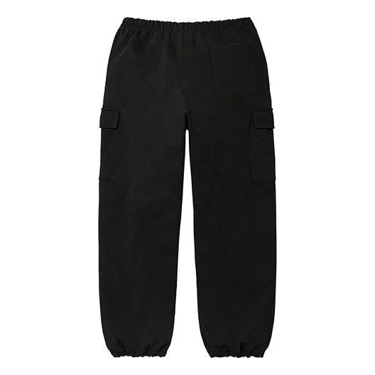 Supreme Small Box Cargo Sweatpants 'Black' SUP-FW21-250