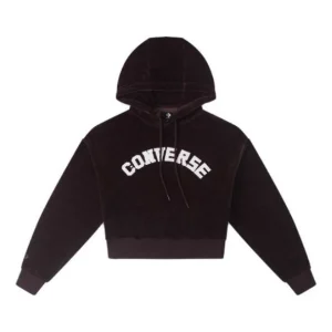 (WMNS) Converse Hoodie Asia Sizing 'Red Brown' 10026557-A03