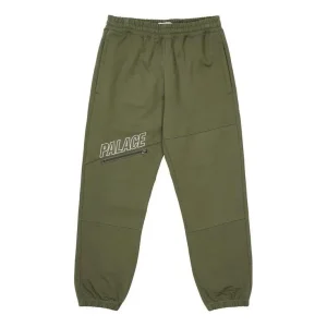 Palace Slant Zip Joggers 'Green' P22JG062