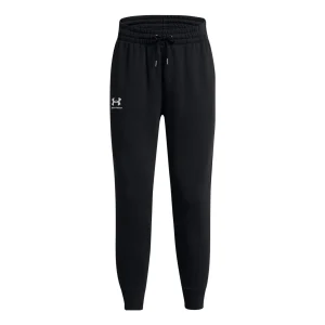 (WMNS) Under Armour Essential Fleece Pants 'Black' 1379443-001