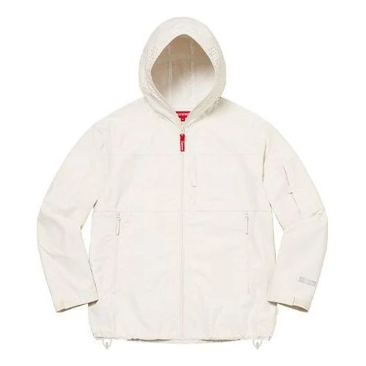 Supreme Full Zip Facemask Jacket 'White' SUP-SS22-610