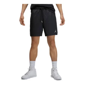 Men's Air Jordan Logo Printing Lacing Black Straight Shorts DM1373-010