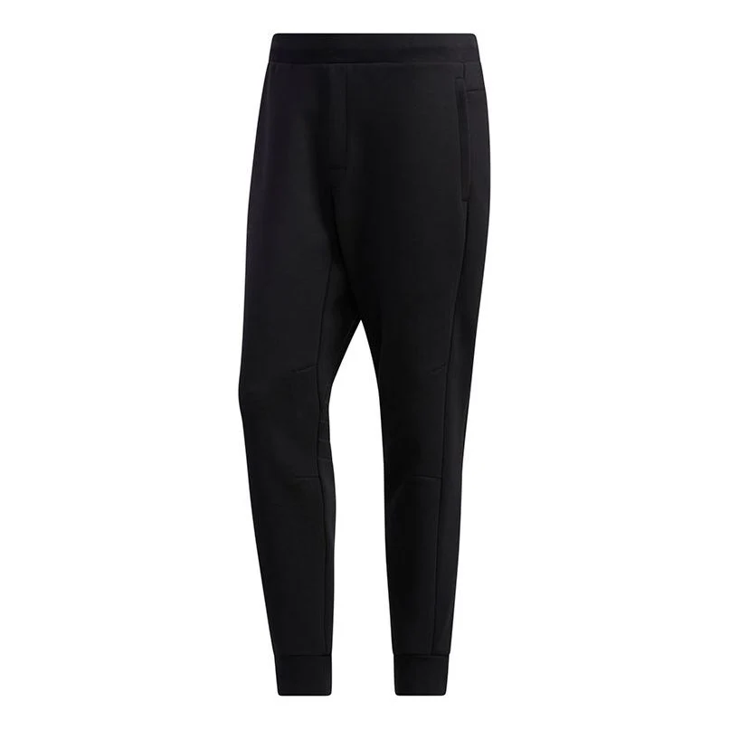 adidas Th Pnt Peach Solid Color Casual Cozy Bundle Feet Sports Pants Black GM4412