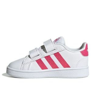 (TD) adidas neo Grand Court 'White Pink' EG3815