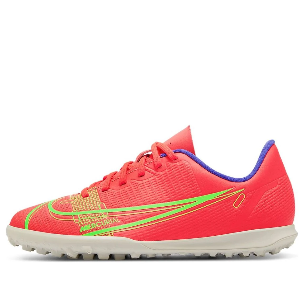 (GS) Nike Mercurial Vapor 14 Club TF 'Bright Crimson Indigo Burst' CV0945-600