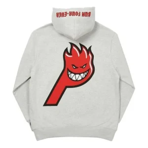 PALACE Spitfire Live To Bun Hood Pattern Printing Unisex Gray P19HD011