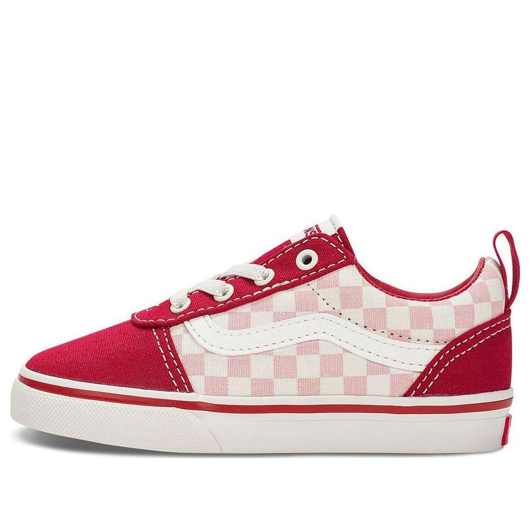 (TD) Vans Ward Slip-On Shoes 'Checkerboard Red' VN0A5KY8RDP