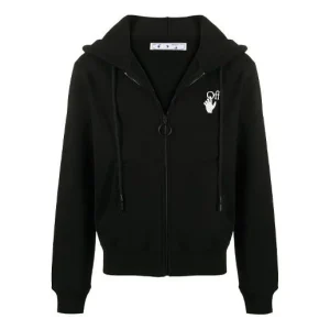 Off-White Painting Arrow Zipper Long Classic Black OMBE001F20FLE0031001