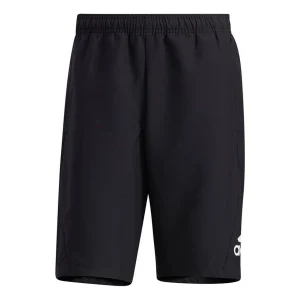 adidas M Mh Wov Short Casual Sports Breathable Alphabet Printing Shorts Black GN0802