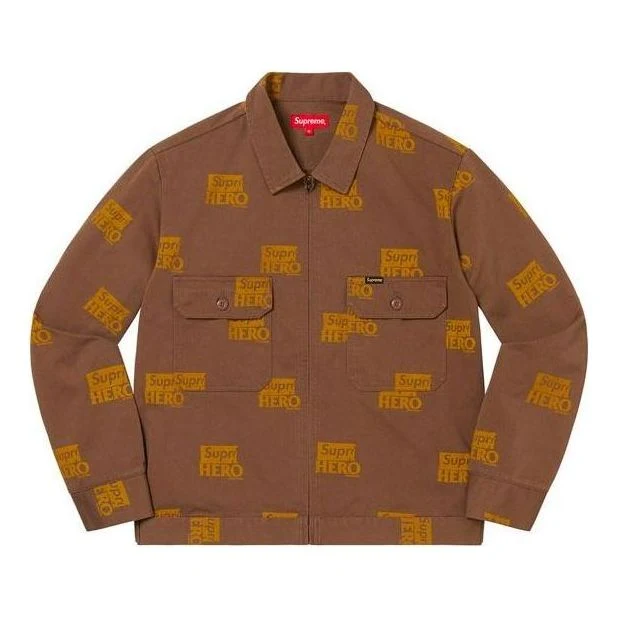 Supreme x Antihero Work Jacket 'Brown Yellow' SUP-SS22-911