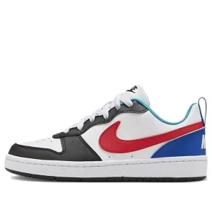(GS) Nike Court Borough Low Recraft 'White Red Black Blue' HF0742-161