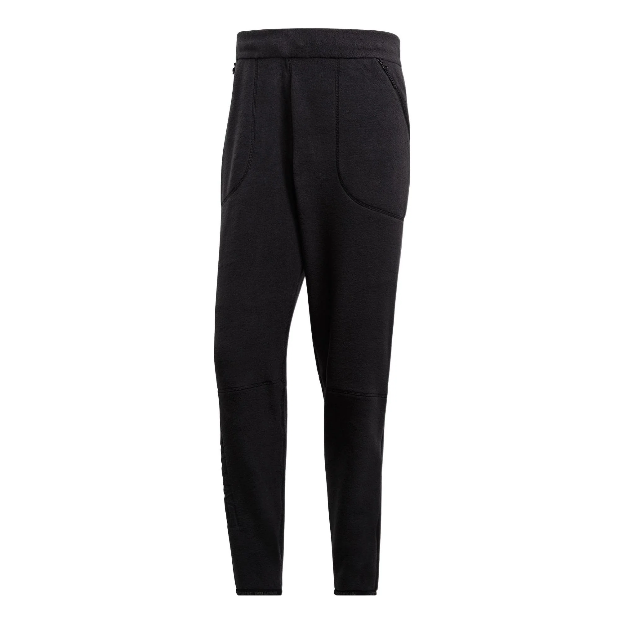 Men's adidas Zne Pnt P Fl Solid Color Big Pocket Training Casual Sports Pants/Trousers/Joggers Black DX7643