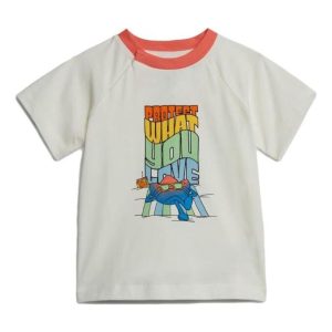 (TD) adidas Originals Graphic Print T-Shirt 'White' IB8607